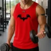 Men gym vest workout sleeveless t shirt training wear breathable fitness vest for gym exercise